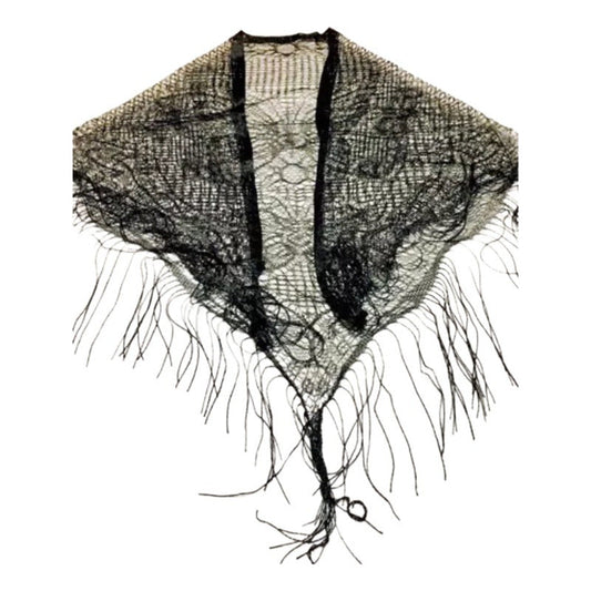 Puntilla Chal Traje Tipico Baile Chilote Mujer