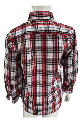 Camisa Cuadrille Trajes Tipicos Fiestas Patrias Niño-juvenil