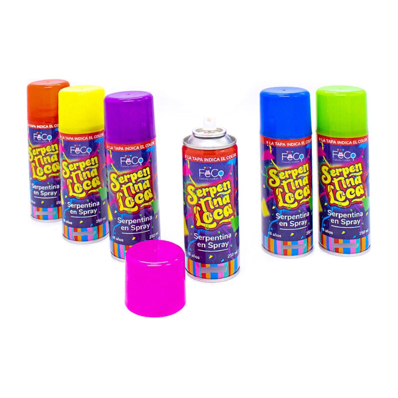 Pack Lanza Confeti Dolar + Serpentina Cotillon Año Nuevo