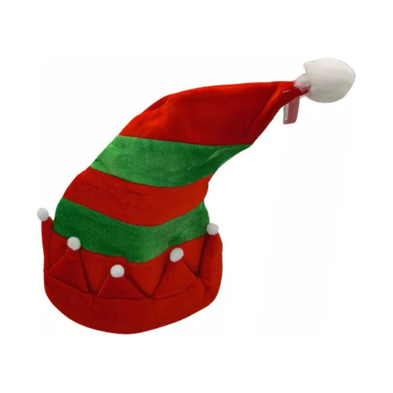 Gorro Duende Espuma-pompones