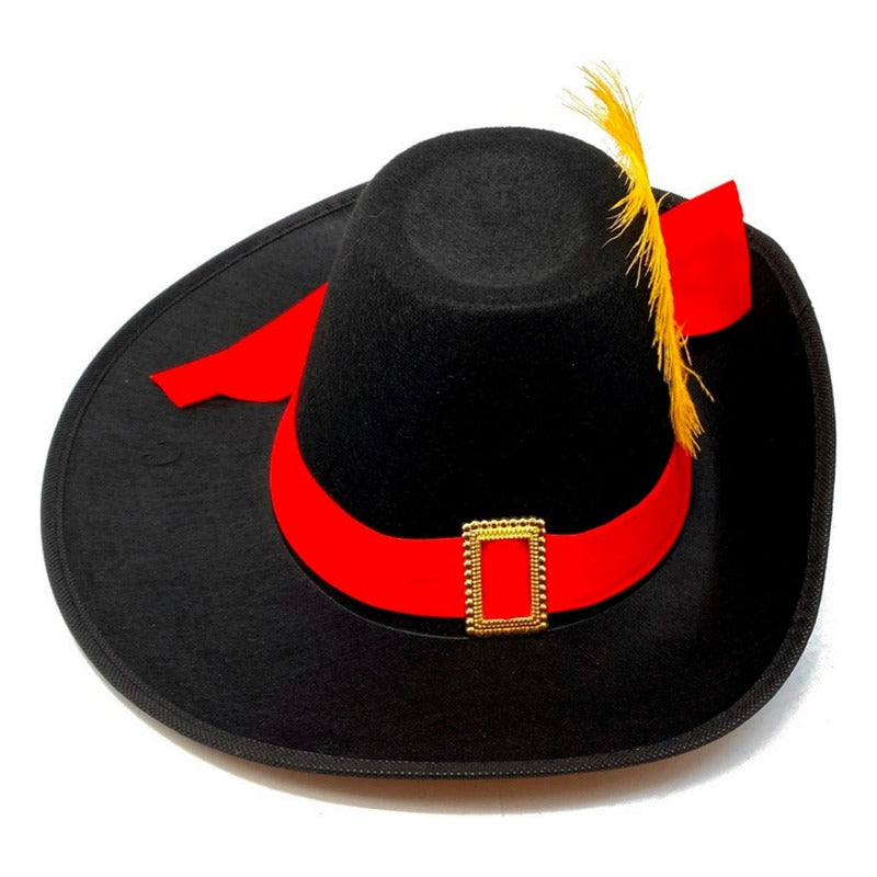 Sombrero Gorro Disfraz Mosquetero Cosplay Gato Con Botas