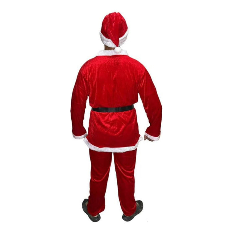 Traje Completo De Viejo Pascuero Para Adulto Santa Claus