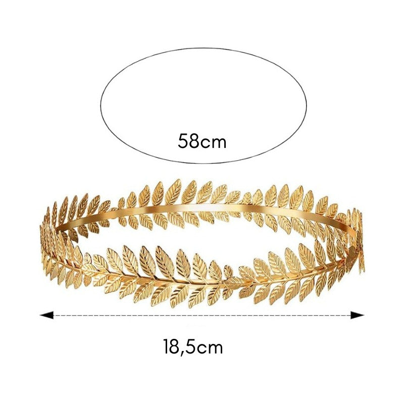 Diadema Para El Pelo Con Forma De Corona De Rama De Olivo