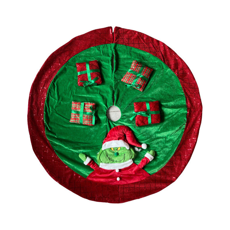 Faldon Pie De Arbol Navideño Del Grinch
