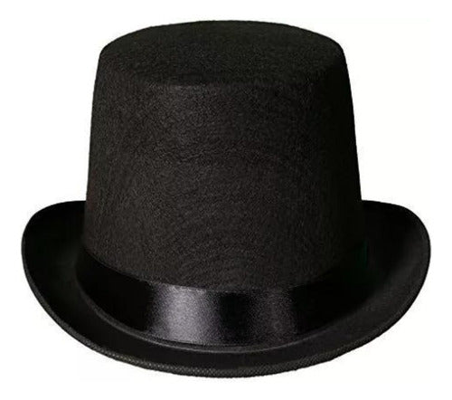 Sombrero De Copa Accesorio Para Disfraz Willy Wonka Adulto