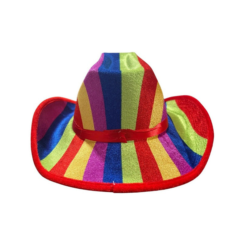 Pack Sombrero + Pañoleta Arcoíris Fantasía