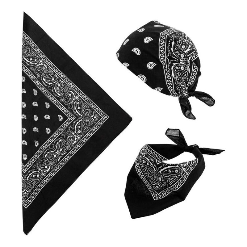 Sombrero Vaquero + Pañaleta Accesorio Concierto Cosplay