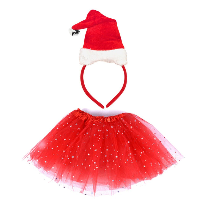 Disfraz Navideño Reno, Duende, Pascuera / Niña-mujer