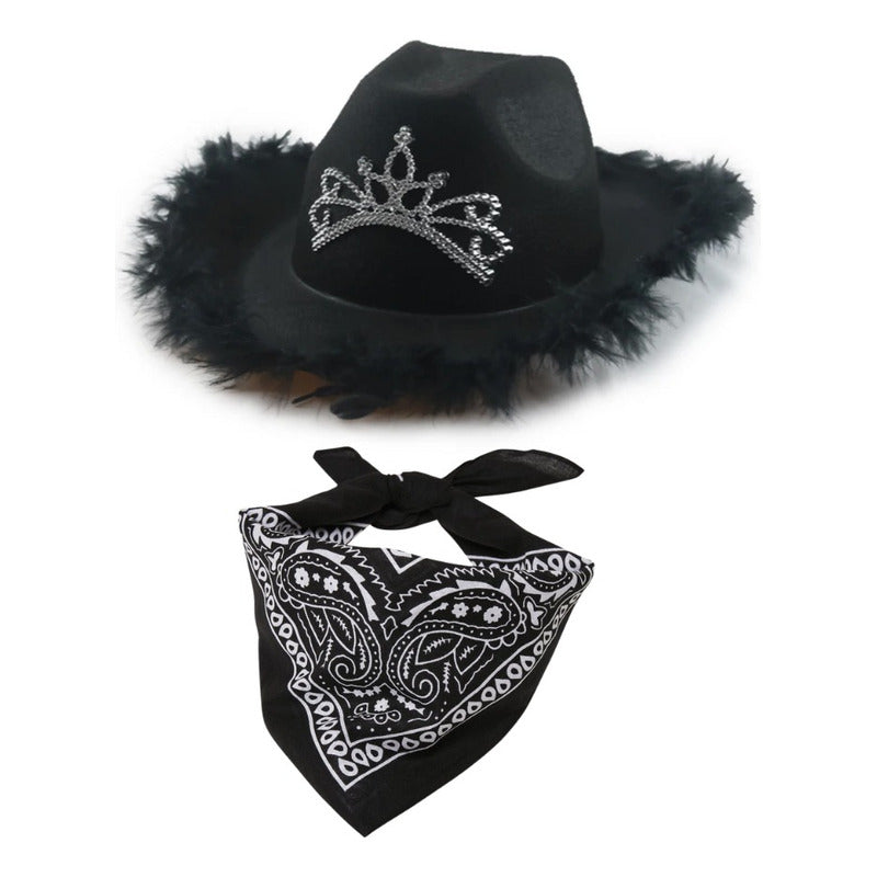 Sombrero Vaquero + Pañaleta Accesorio Concierto Cosplay