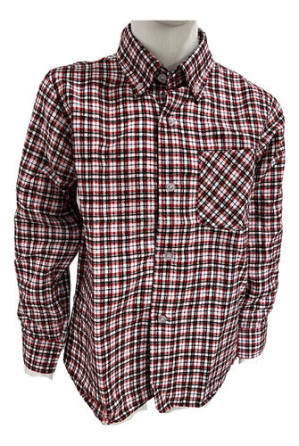 Camisa Cuadrille Trajes Tipicos Fiestas Patrias Niño-juvenil