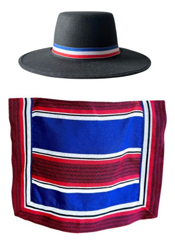 Manta/Poncho + Sombrero - Huaso Niño