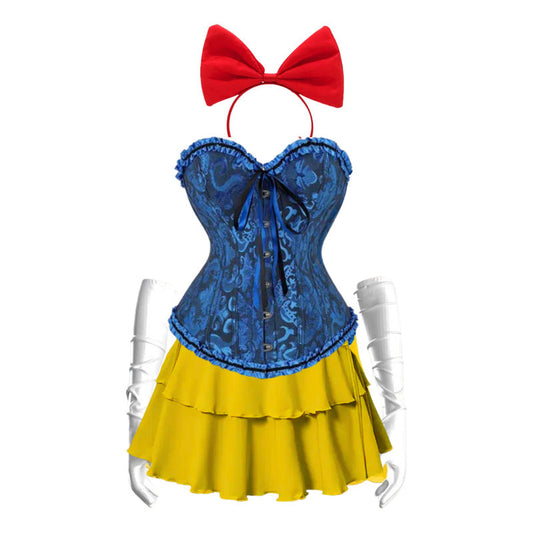 Disfraz Blancanieves Corset Mujer