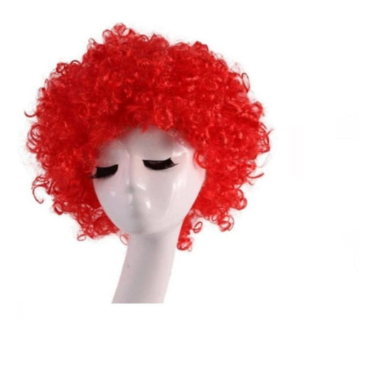 Peluca Afro Para Adultos Niños Niñas - Halloween Cosplay