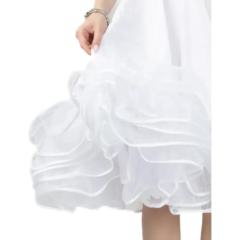 Falso 3 Capas Para Vestido Mujer