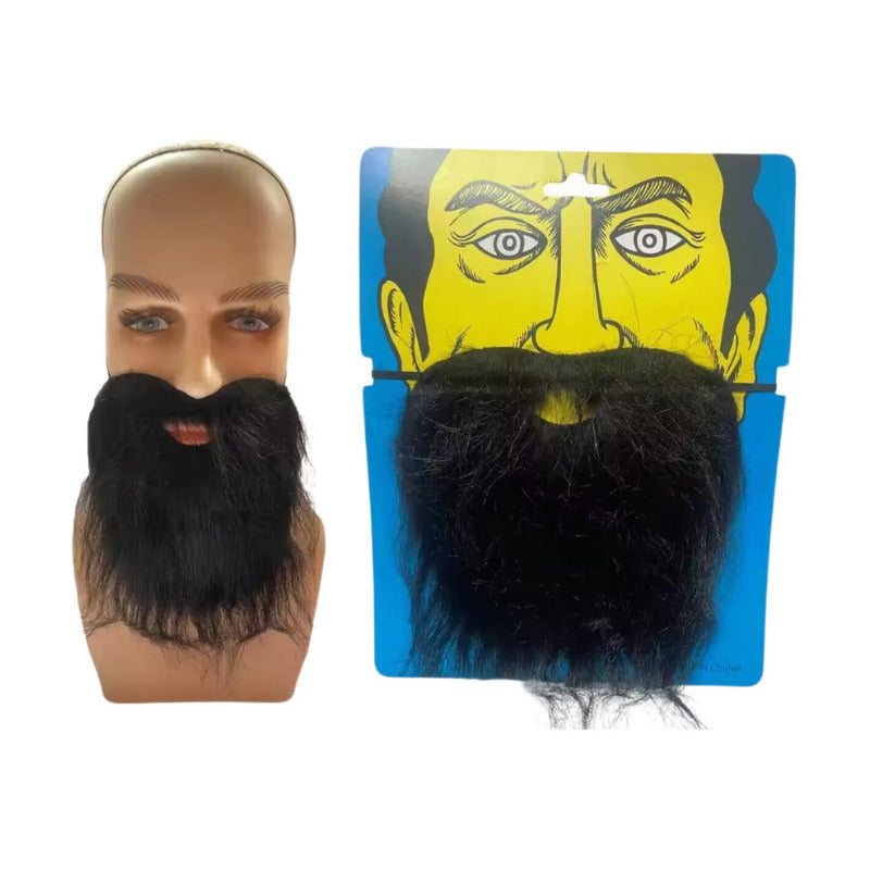 Barba Bigote Falso Accesorio Para Dsiafraz Cosplay