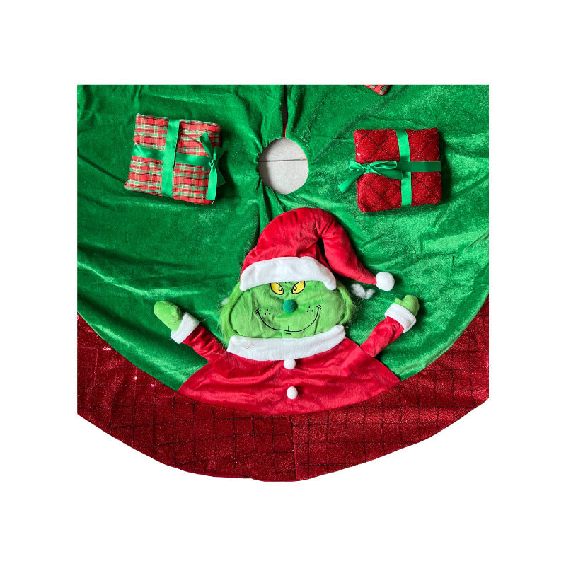 Faldon Pie De Arbol Navideño Del Grinch