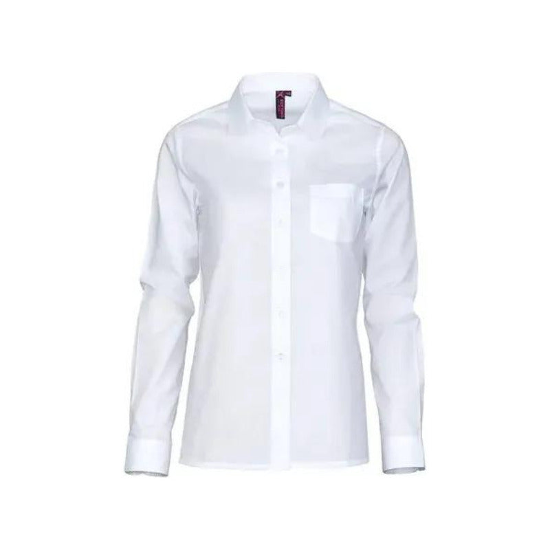 Blusa Colegio Niña Clásica Blanca