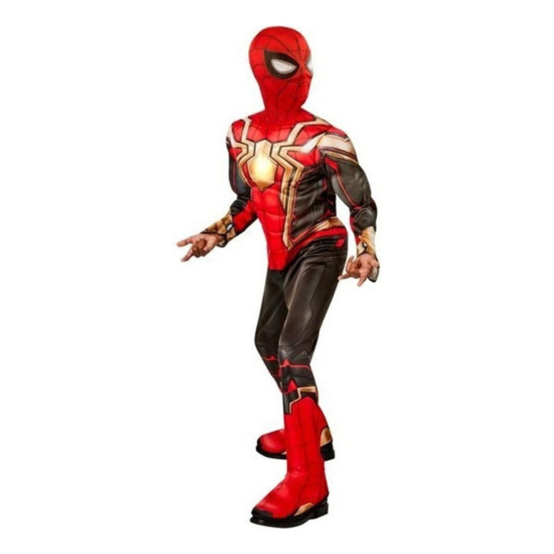 Spiderman Disfraz Niño Iron Spider Con Musculos Y Luz