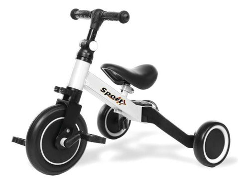 Bicicleta De Equilibrio Y Triciclo 3 En 1 Plegable