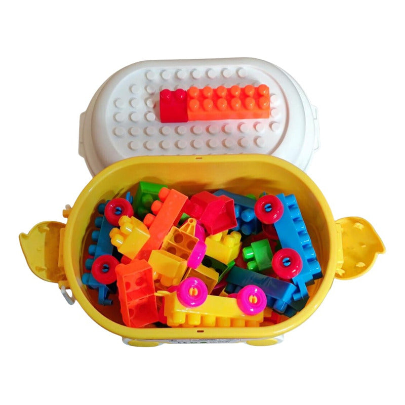 Carrito De Juguete Arrastre Bloques Construcción