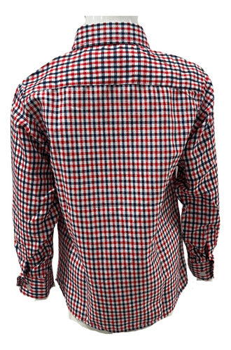Camisa Cuadrille Trajes Tipicos Fiestas Patrias Niño-juvenil