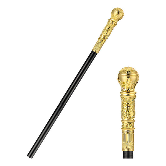 Baston De Lujo Elegante Accesorio Cosplay Para Disfraz Dorado 93cm