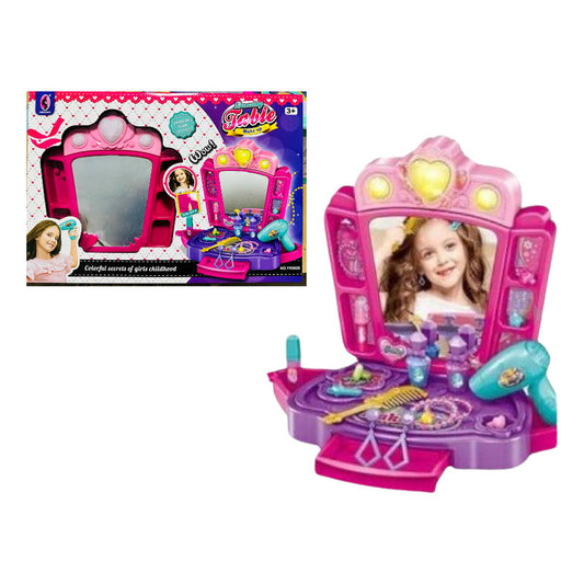 Juego Tocador De Belleza Con Accesorios Para Niñas