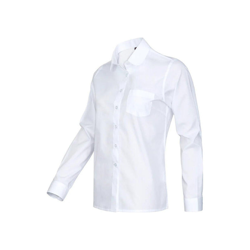 Blusa Colegio Niña Clásica Blanca