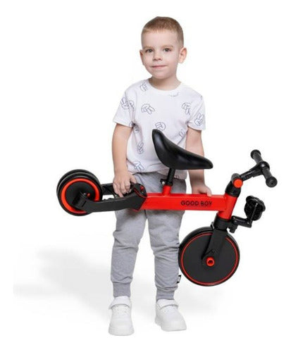 Bicicleta De Equilibrio Y Triciclo 3 En 1 Plegable