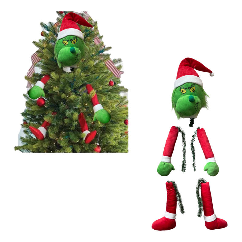 Adorno Navideño Cuerpo De Grinch Para Arbol De Navidad