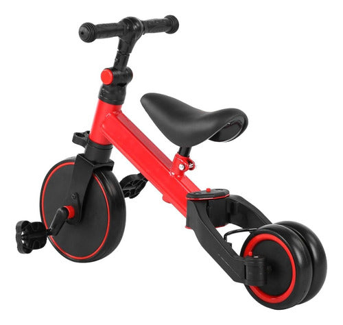 Bicicleta De Equilibrio Y Triciclo 3 En 1 Plegable