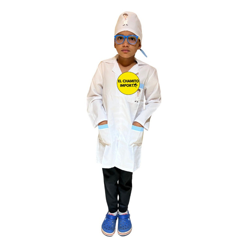 Disfraz De Doctor Con Gorro Para Niños