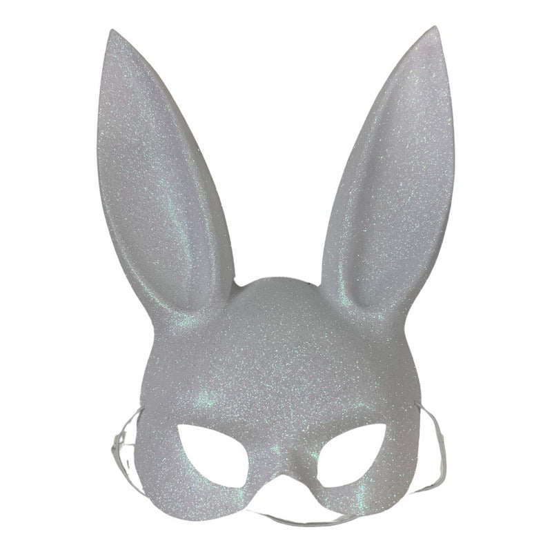 Máscara Orejas De Conejo Playboy Glitter