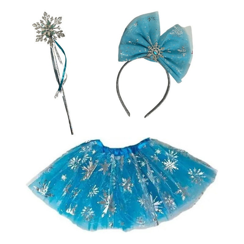 Set Disfraz Frozen Elsa