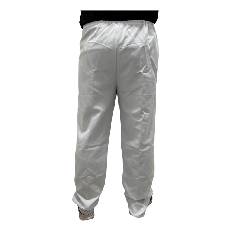 Pantalón Para Trajes Tipicos O Disfraz Hombre Blanco