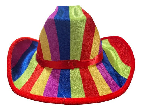 Pack Sombrero + Pañoleta Arcoíris Fantasía