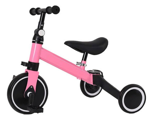 Bicicleta De Equilibrio Y Triciclo 3 En 1 Plegable