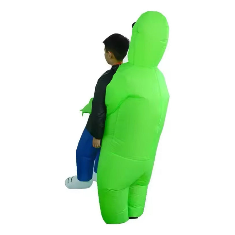 Disfraz Marciano Inflable Alien Infantil 120-150cm