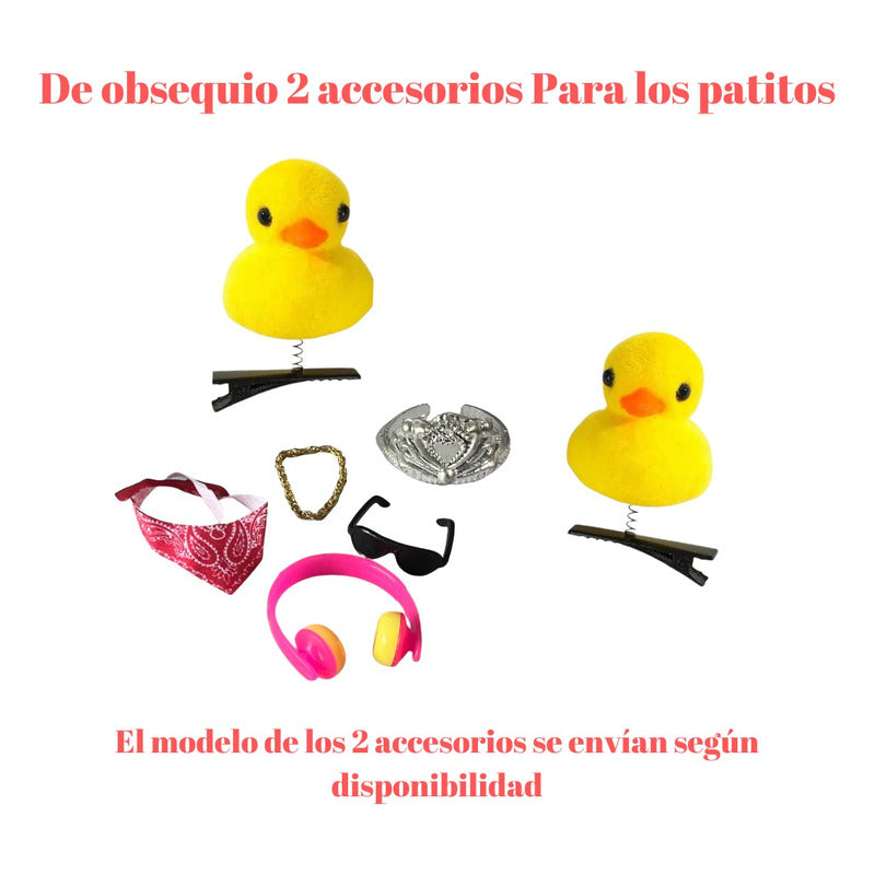 Disfraz De Pato Tutu + Pinches Para Niñas