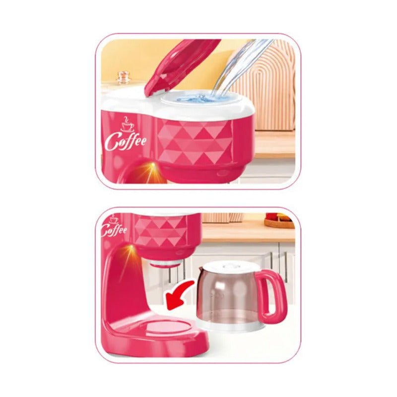 Cafetera De Juguete Juego De Cocina Para Niñas