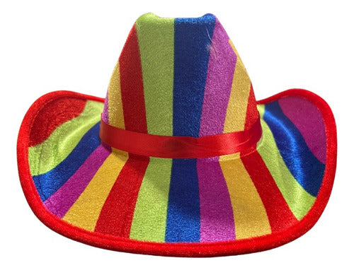Pack Sombrero + Pañoleta Arcoíris Fantasía