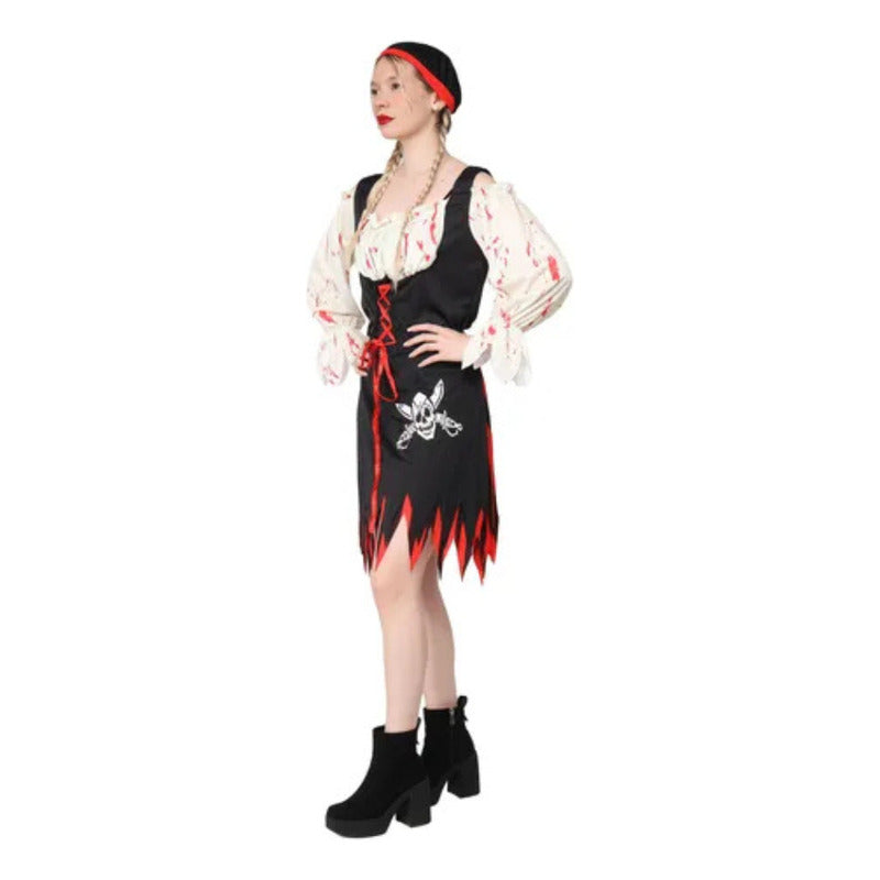 Disfraz Traje Pirata Mujer