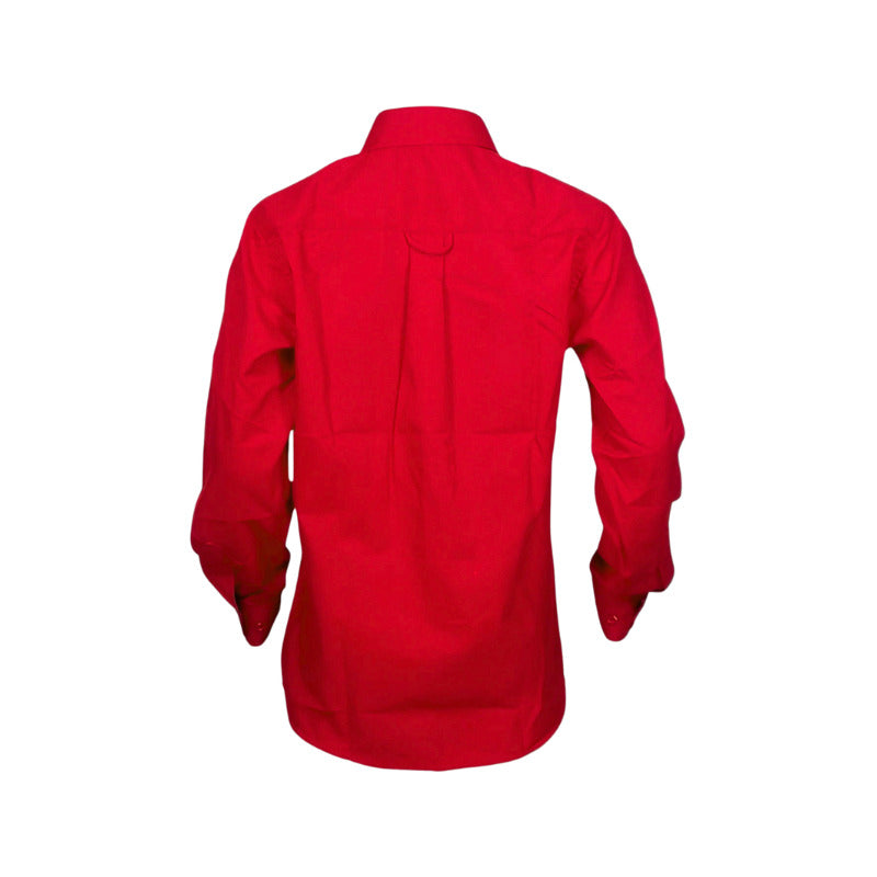 Camisa Para Trajes Típicos Juvenil Roja