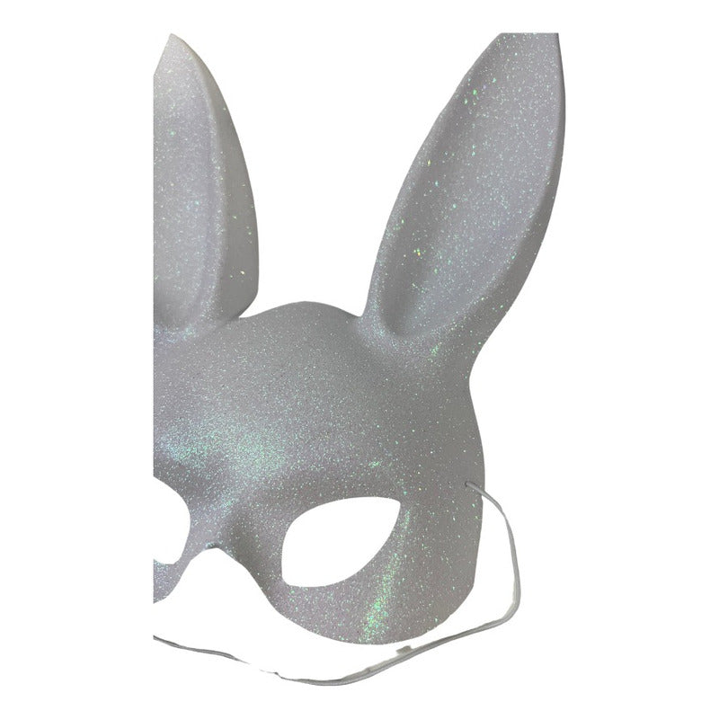 Máscara Orejas De Conejo Playboy Glitter