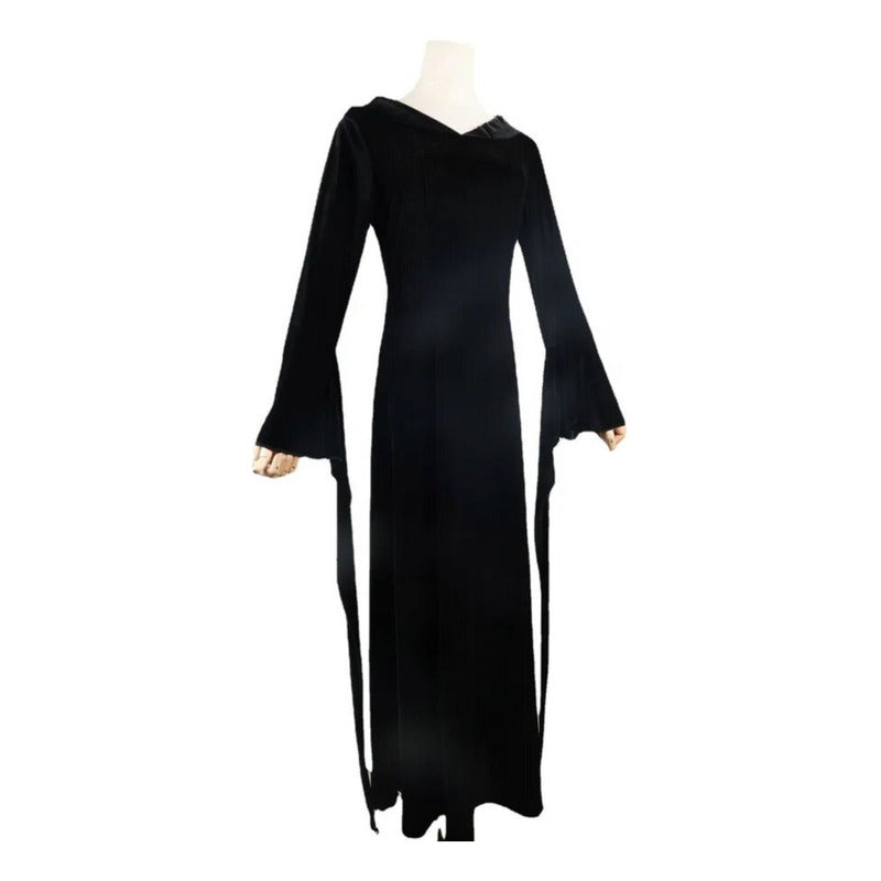 Disfraz De Morticia Addams Gótico Para Mujer