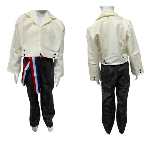 Traje Huaso Niño Fiestas Patrias Chaqueta Pantalon Faja