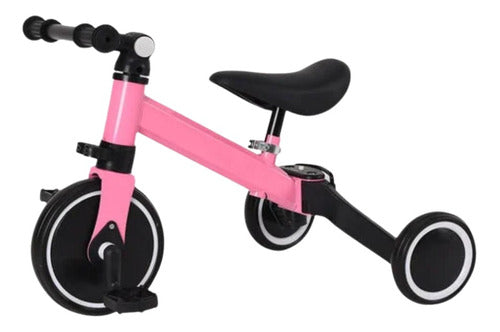Bicicleta De Equilibrio Y Triciclo 3 En 1 Plegable