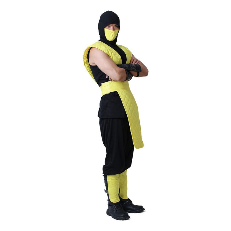 Disfraz De Scorpion Mortal Kombat Adulto