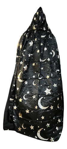 Capa Disfraz Diseño Estrellas Para Adulto