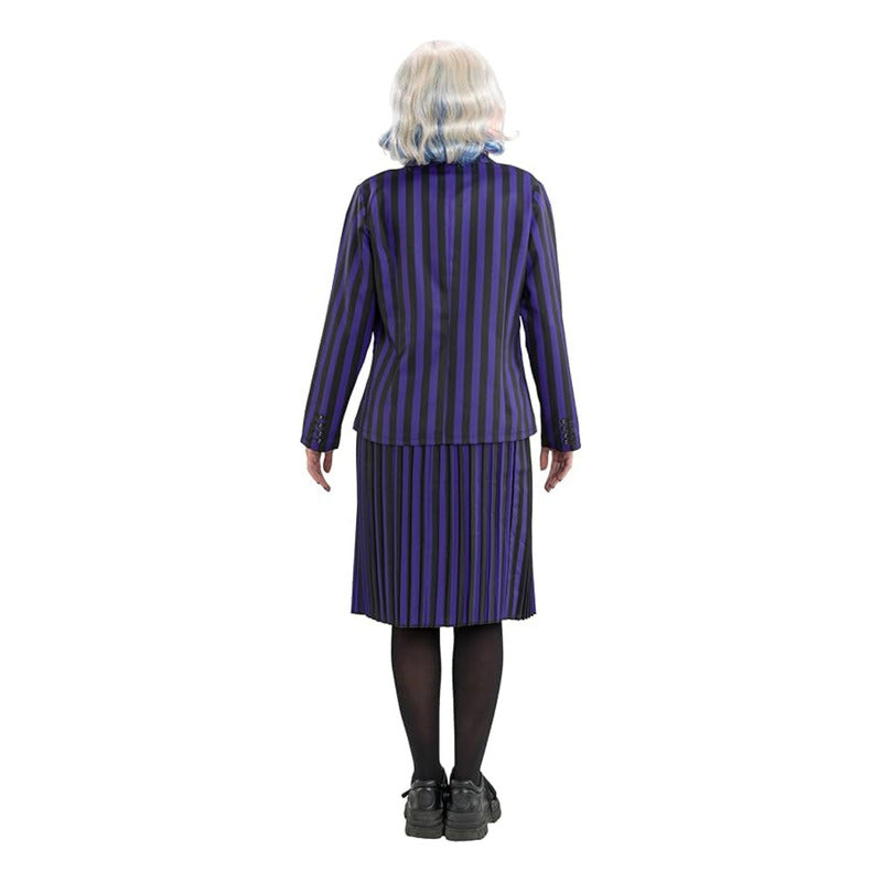 Disfraz Enid - Merlina Uniforme Violeta Mujer